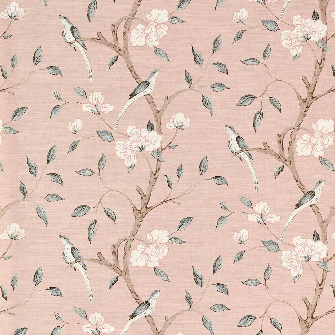 Eleonora Print Tuscan Pink Wallpaper