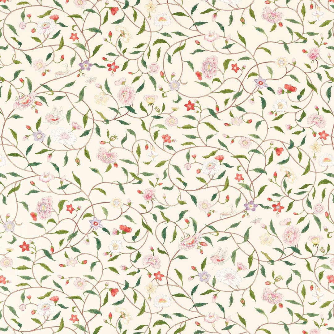 Henrietta`s Trail Perfect White Wallpaper