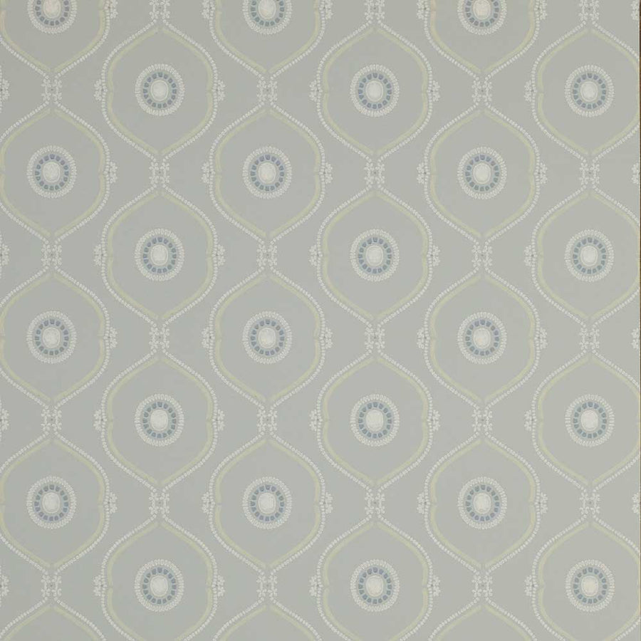 Colefax & Fowler Heywood Wallpaper | Aqua | 7130/01