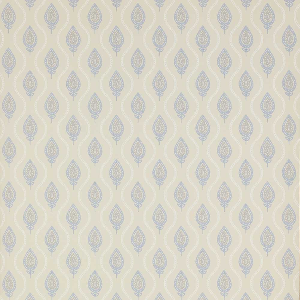 Colefax & Fowler Verity Wallpaper | Blue & Cream | 7138/07