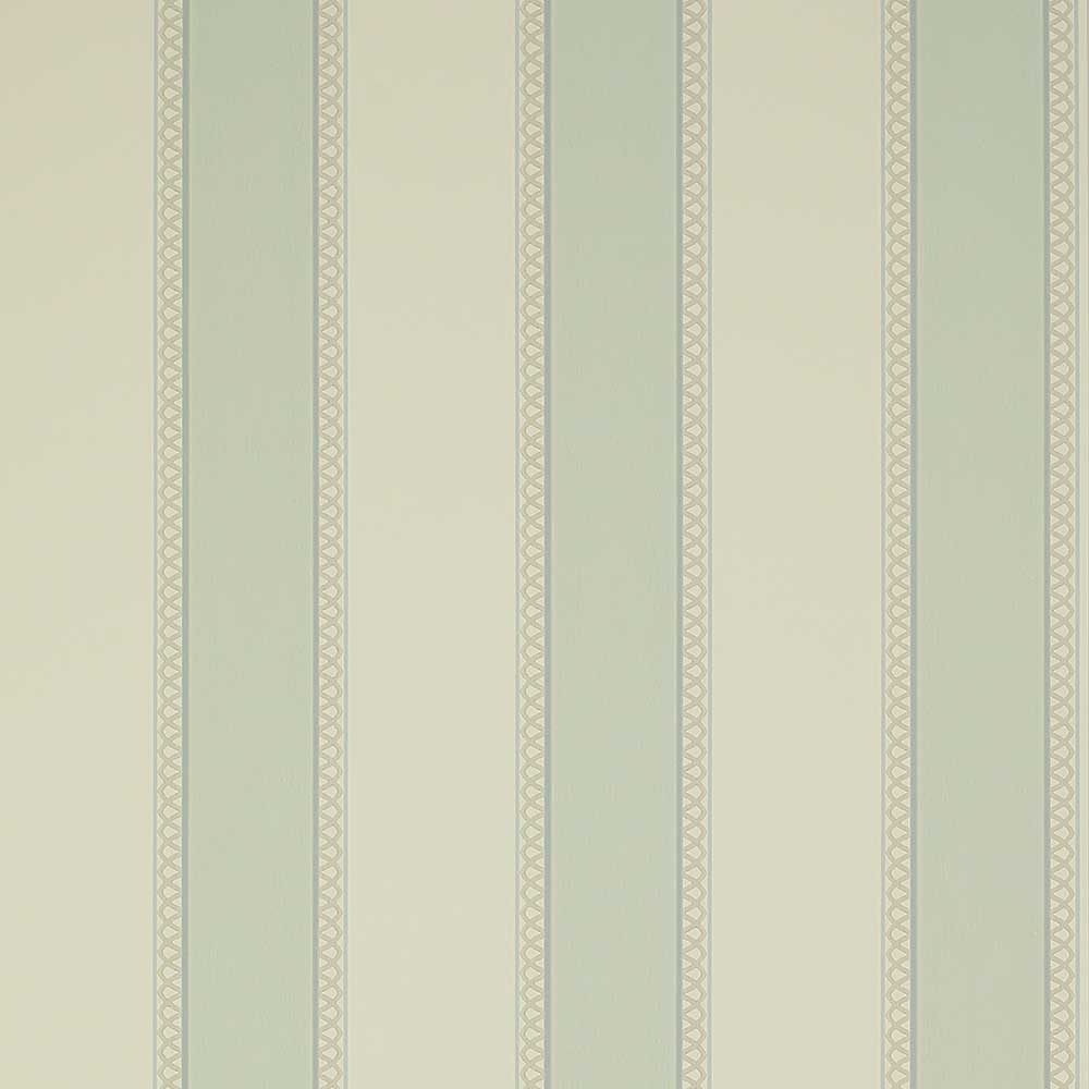 Colefax & Fowler Chartworth Stripe Wallpaper | Old Blue | 7139/08