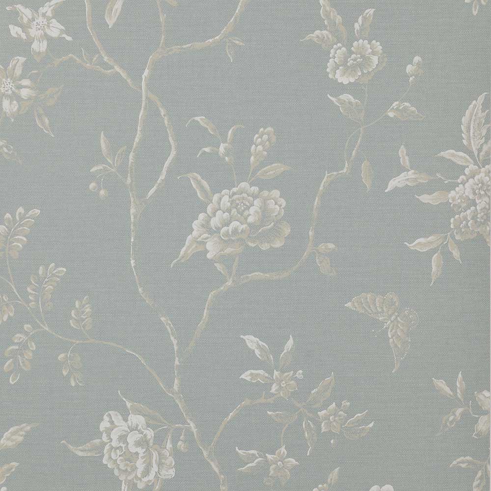 Colefax & Fowler Swedish Tree Wallpaper | Old Blue | 7165/03