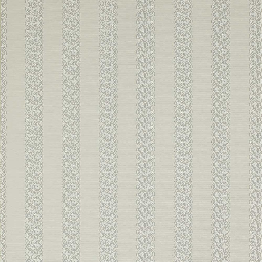 Colefax & Fowler Britta Wallpaper | Silver | 7185/01