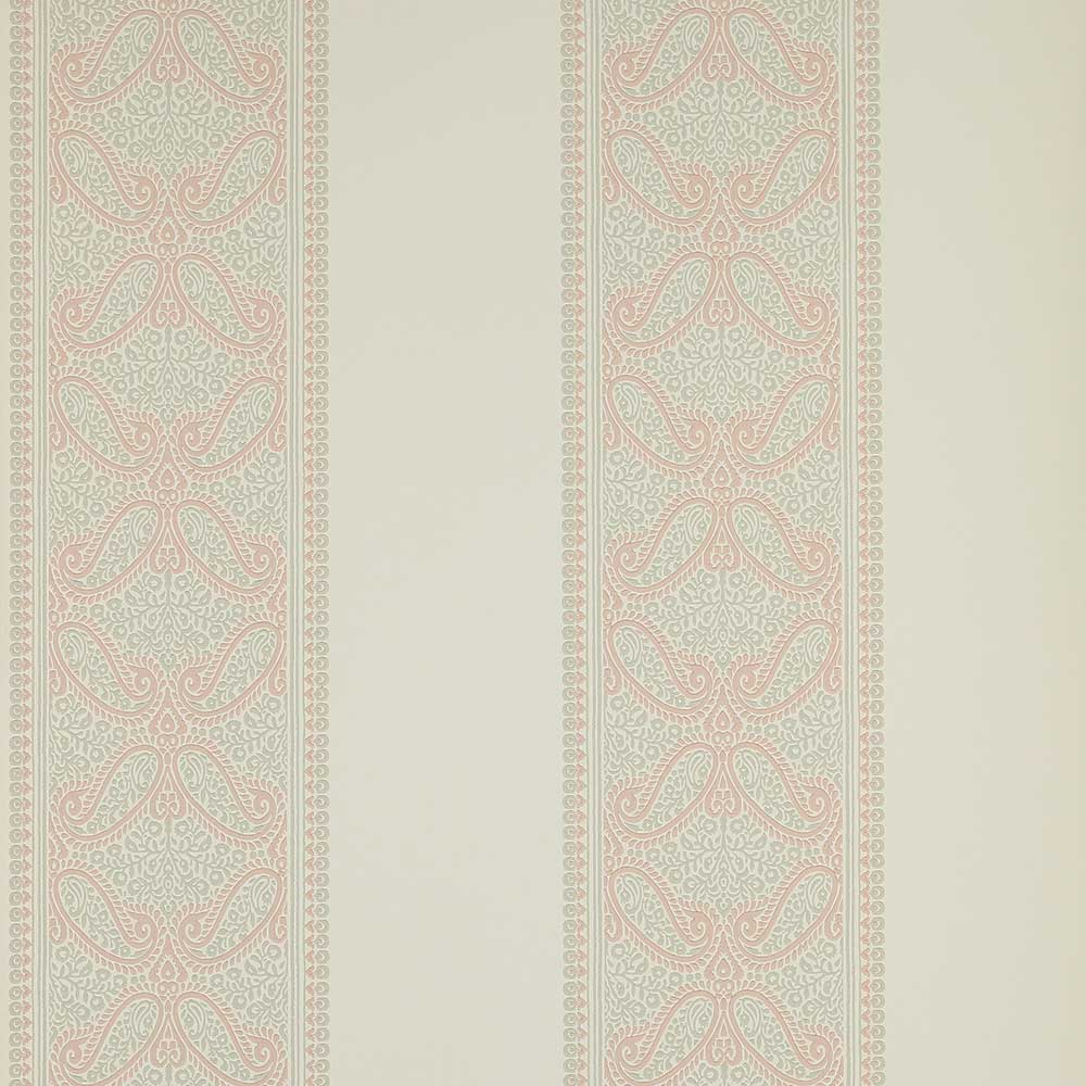 Colefax & Fowler Verney Stripe Wallpaper | Pink | 7186/03