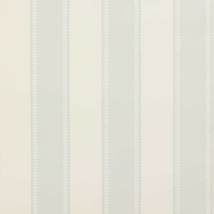 Colefax & Fowler Hume Stripe Wallpaper | Aqua | 7189/01