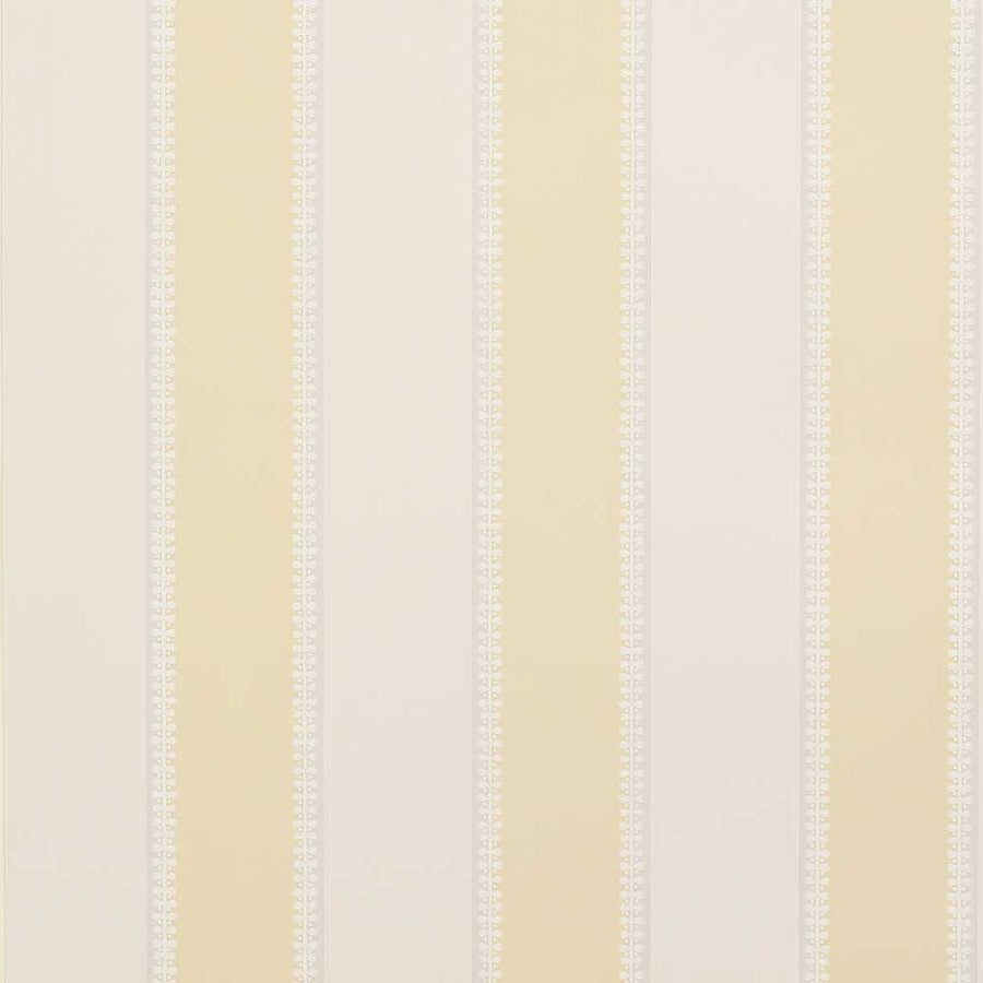 Colefax & Fowler Hume Stripe Wallpaper | Yellow | 7189/03