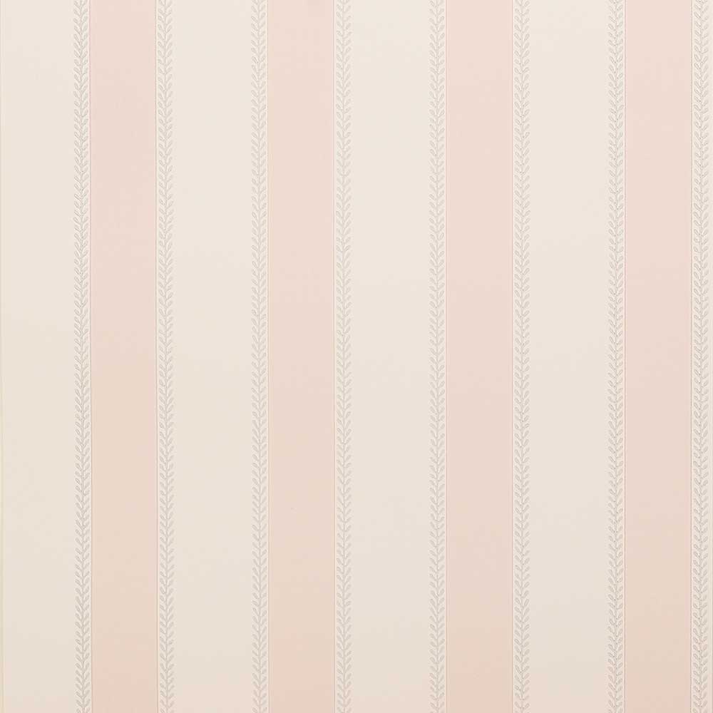 Colefax & Fowler Graycott Stripe Wallpaper | Old Pink | 7190/01