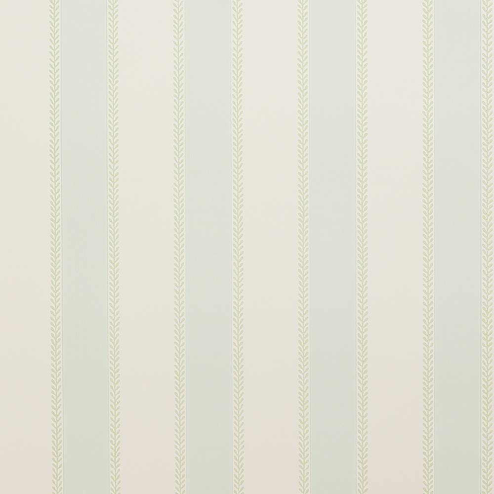 Colefax & Fowler Graycott Stripe Wallpaper | Aqua & Green | 7190/04