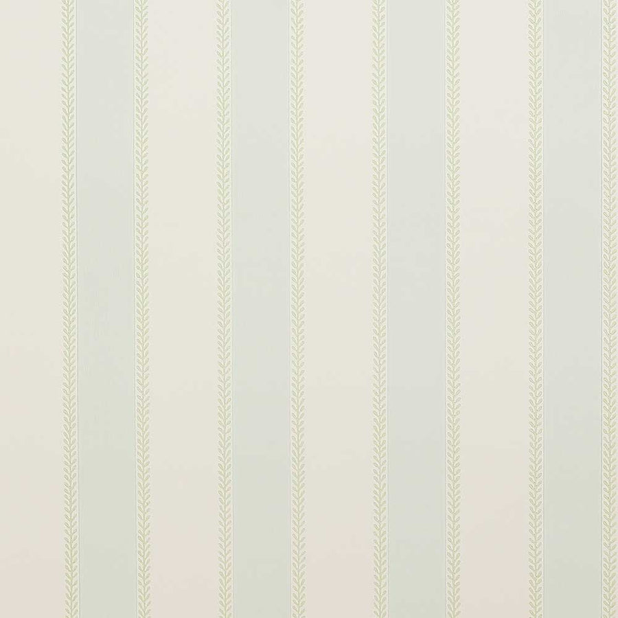 Colefax & Fowler Graycott Stripe Wallpaper | Aqua & Green | 7190/04