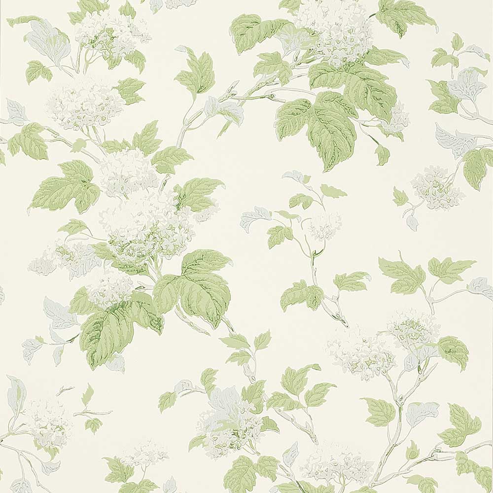 Colefax & Fowler Chantilly Wallpaper | Silver & Forest | 7816/07