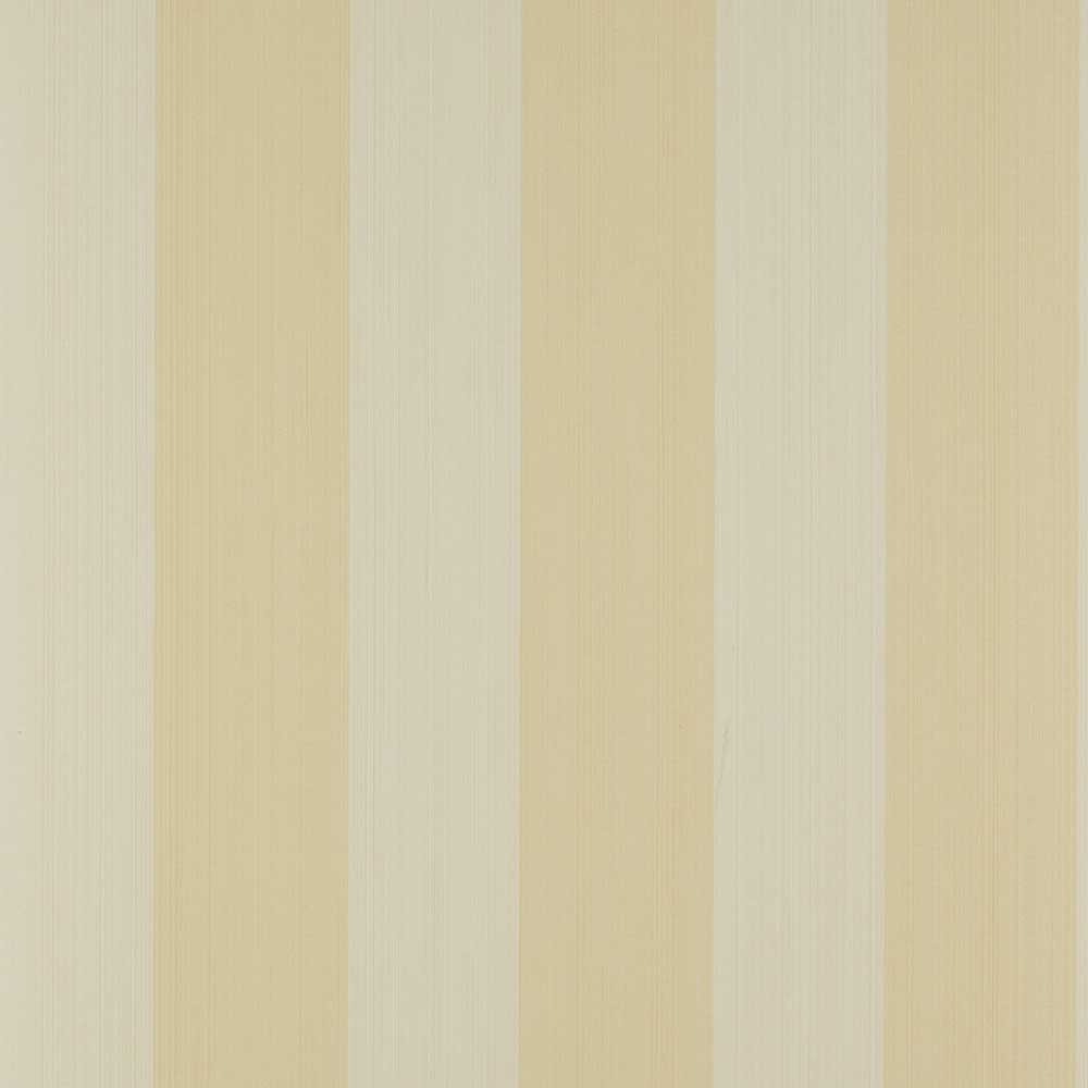 Colefax & Fowler Harwood Stripe Wallpaper | Yellow & Cream | 7907/18