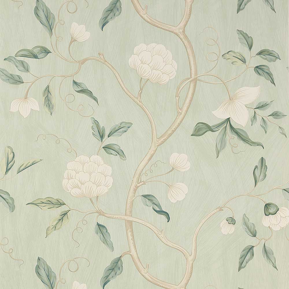 Colefax & Fowler Snow Tree Wallpaper | Pale Aqua | 7949/12