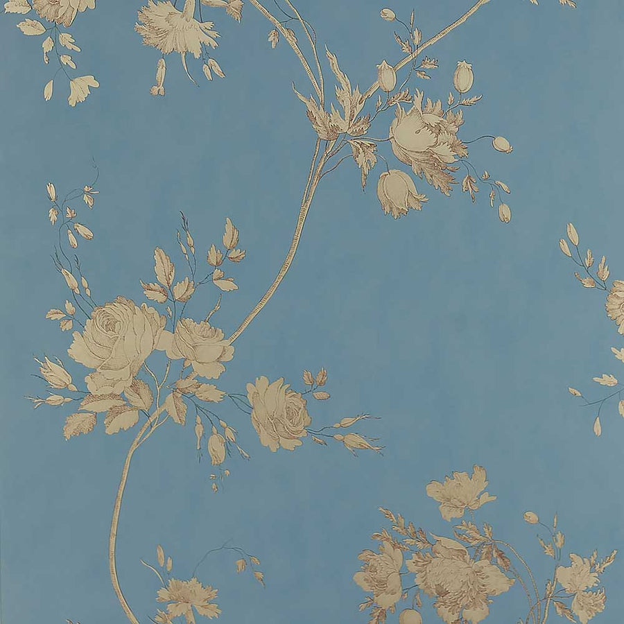 Colefax & Fowler Darcy Wallpaper | Old Blue | 7957/10