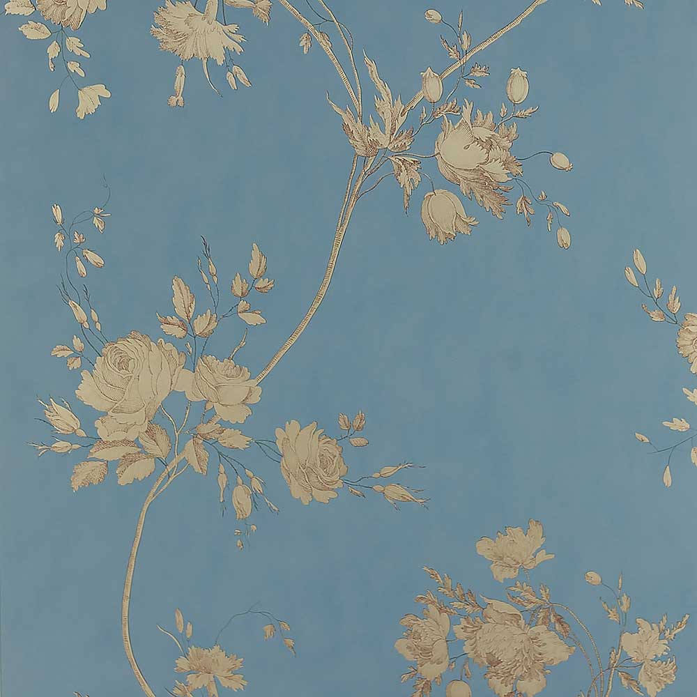 Colefax & Fowler Darcy Wallpaper | Old Blue | 7957/10