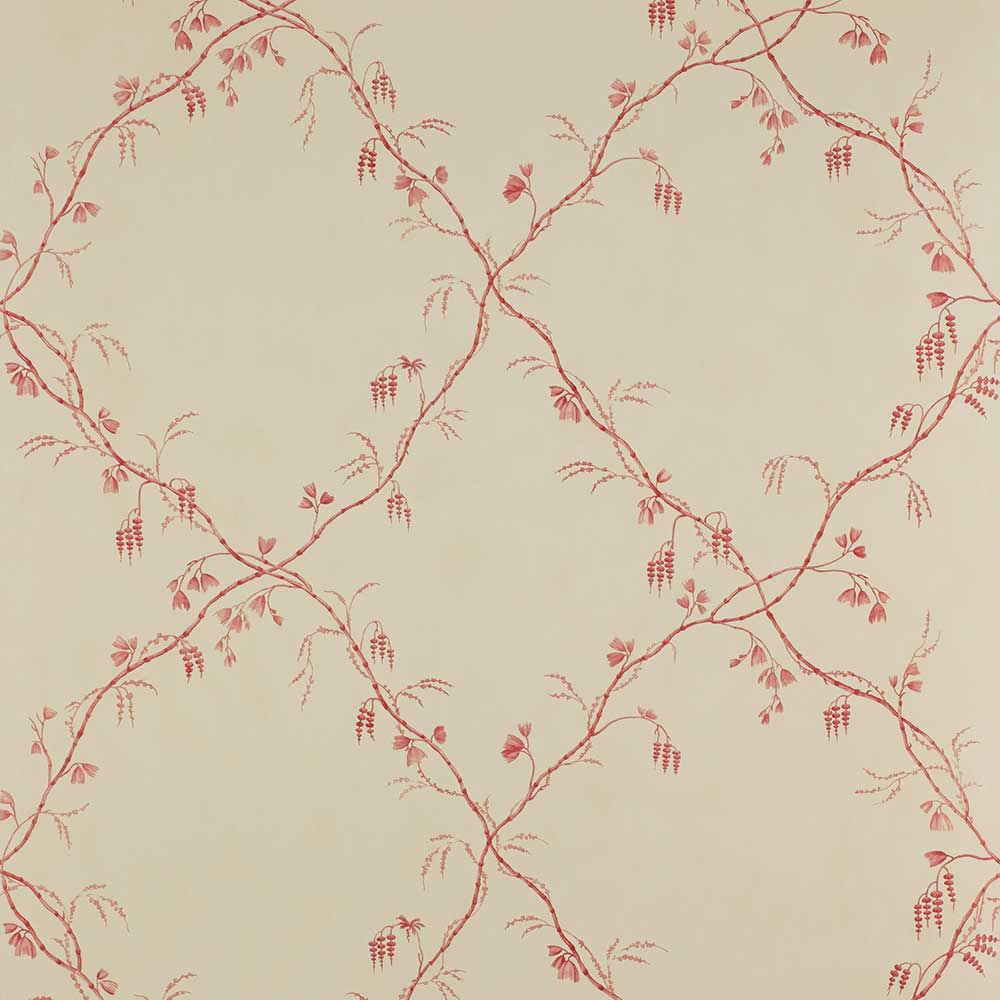 Colefax & Fowler Roussillon Wallpaper | Red | 7971/01