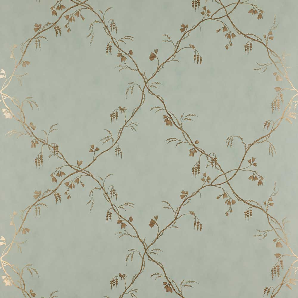 Colefax & Fowler Roussillon Wallpaper | Aqua | 7971/04