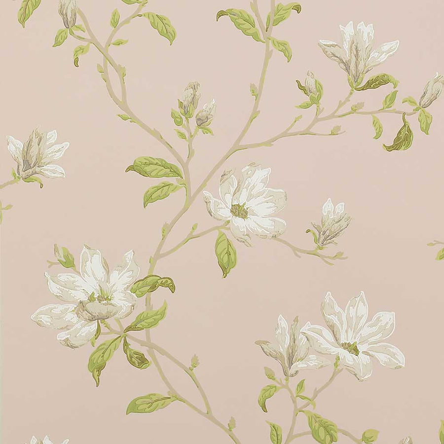 Colefax & Fowler Marchwood Wallpaper | Shell Pink | 7976/10