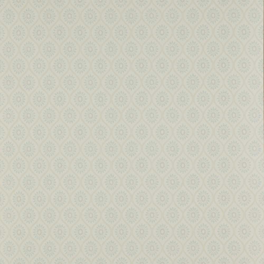 Colefax & Fowler Brightwell Wallpaper | Blue & Cream | 7989/08