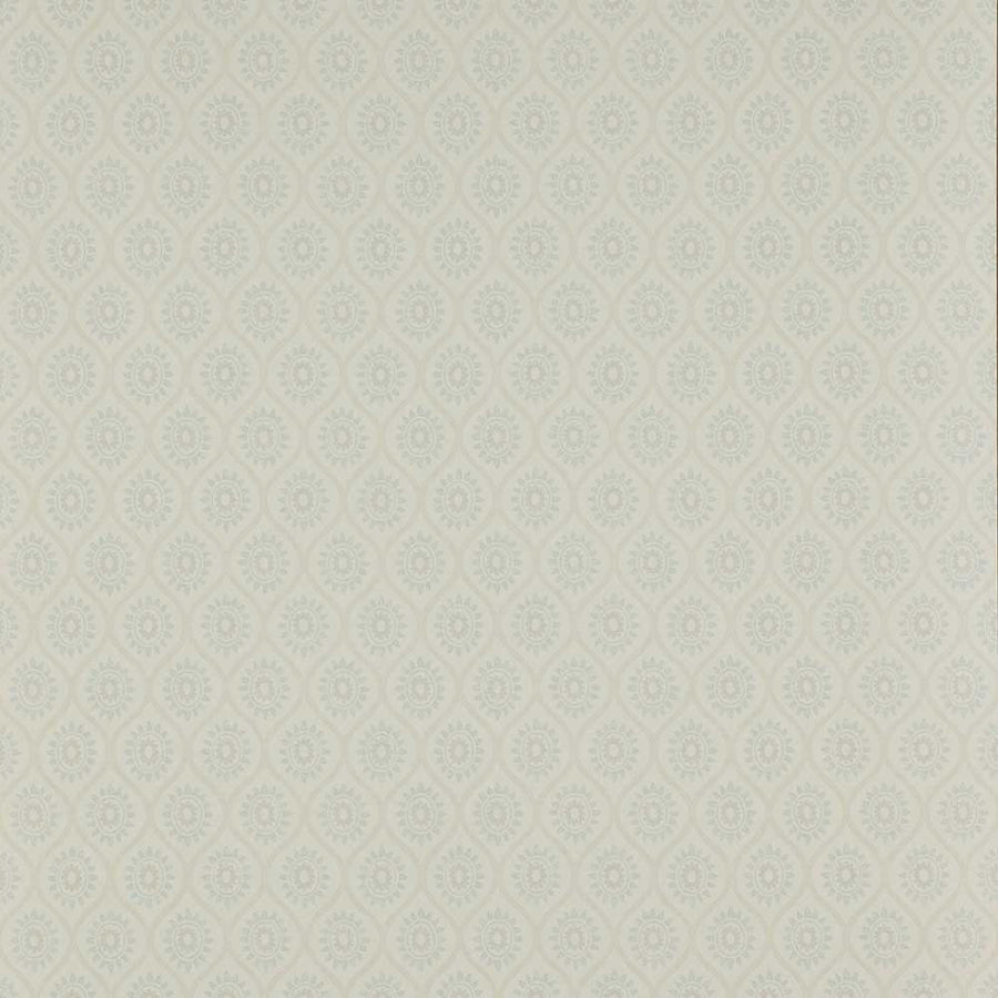 Colefax & Fowler Brightwell Wallpaper | Blue & Cream | 7989/08