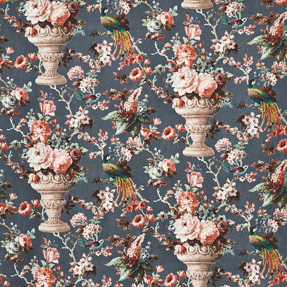 Clarence Royal Fabric by Prestigious Textiles - 3968/702 | Modern 2 Interiors