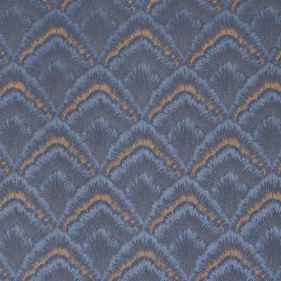 Assam Indigo Fabric by Prestigious Textiles - 3974/705 | Modern 2 Interiors