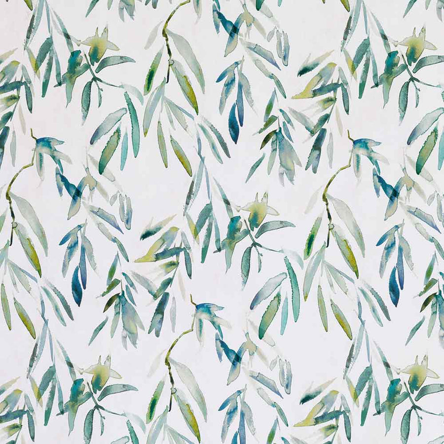 Elvey Velvet Kingfisher Fabric by Romo - 7937/02 | Modern 2 Interiors