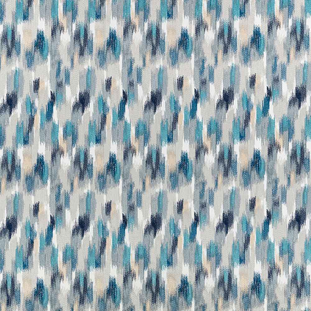 Nakino Moroccan Blue Fabric by Romo - 7965/02 | Modern 2 Interiors
