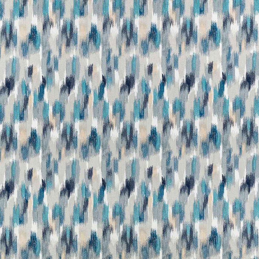 Nakino Moroccan Blue Fabric by Romo - 7965/02 | Modern 2 Interiors