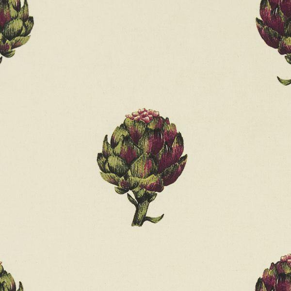 Artichoke Ivory Fabric by Clarke & Clarke - F1326/01 | Modern 2 Interiors