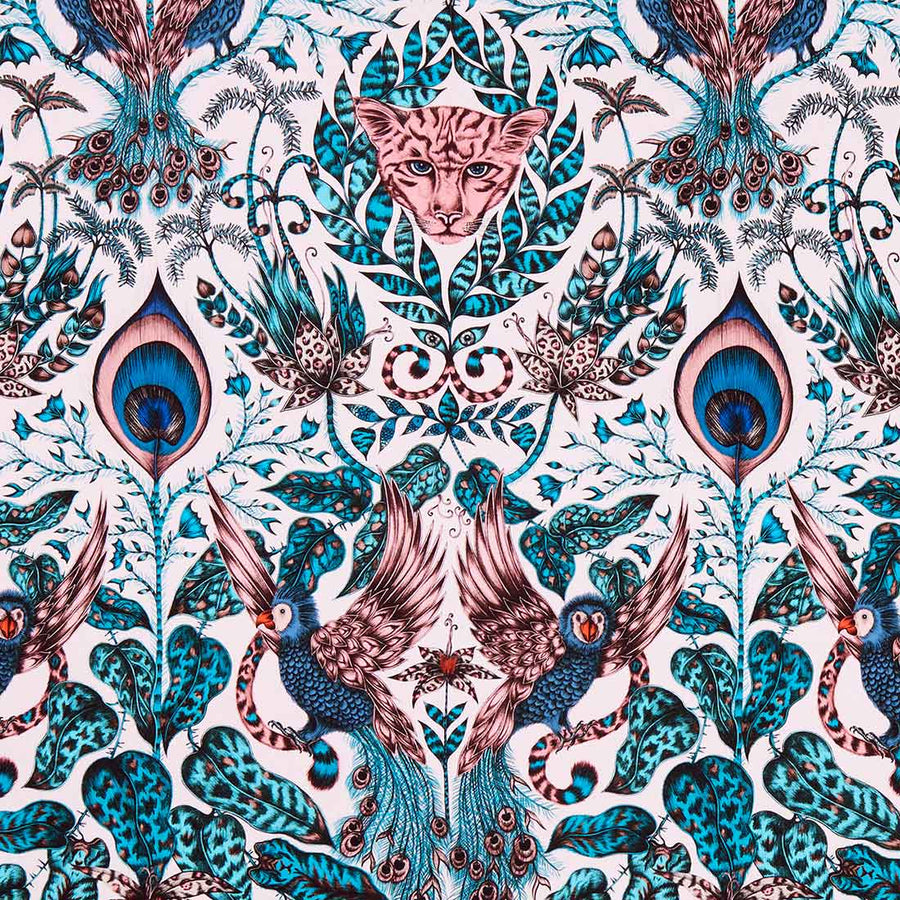 Amazon Pink Fabric by Emma J Shipley For Clarke & Clarke - F1107/04 | Modern 2 Interiors