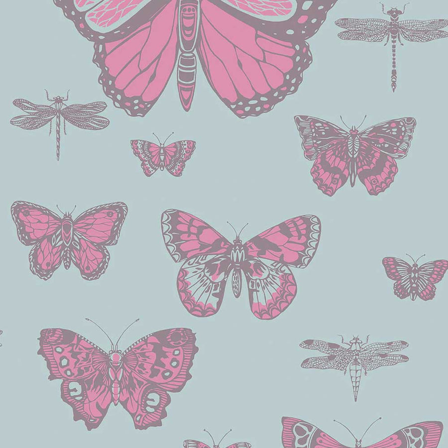 Butterflies & Dragonflies Wallpaper by Cole & Son - 103/15062 | Modern 2 Interiors