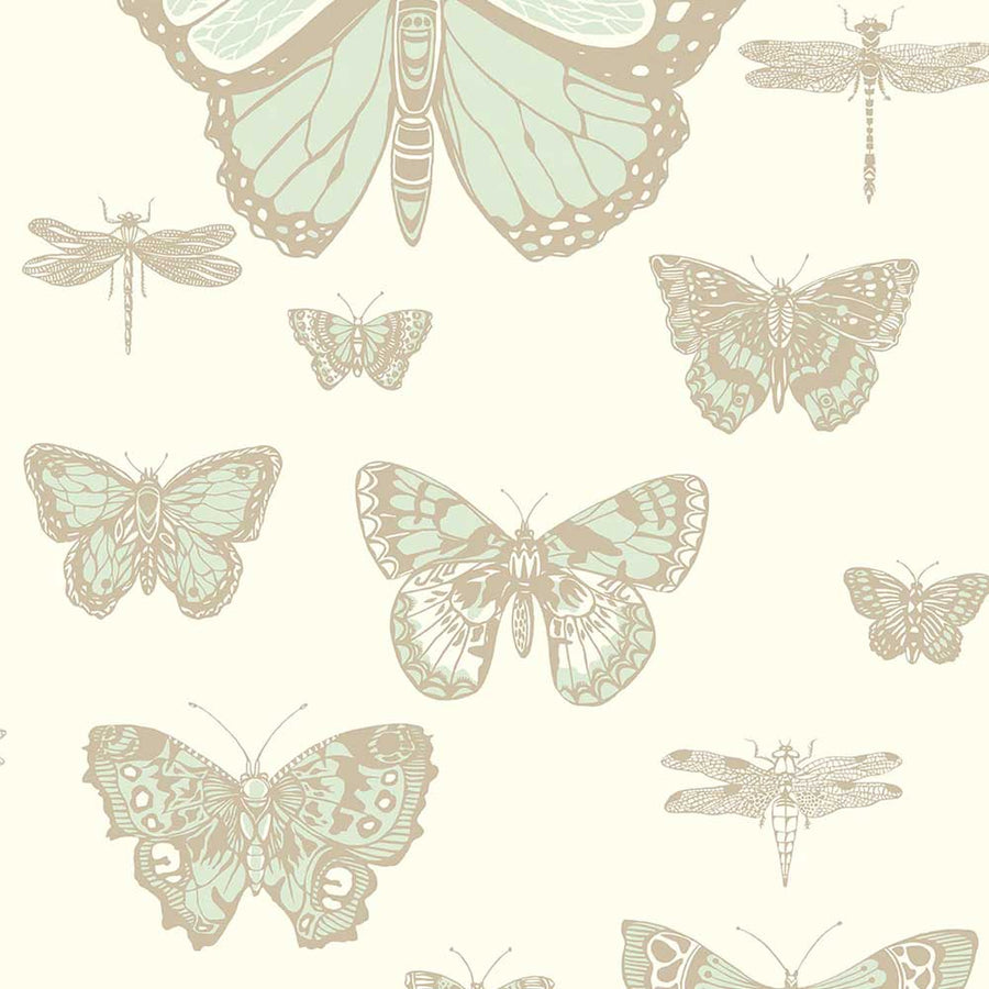 Butterflies & Dragonflies Wallpaper by Cole & Son - 103/15065 | Modern 2 Interiors