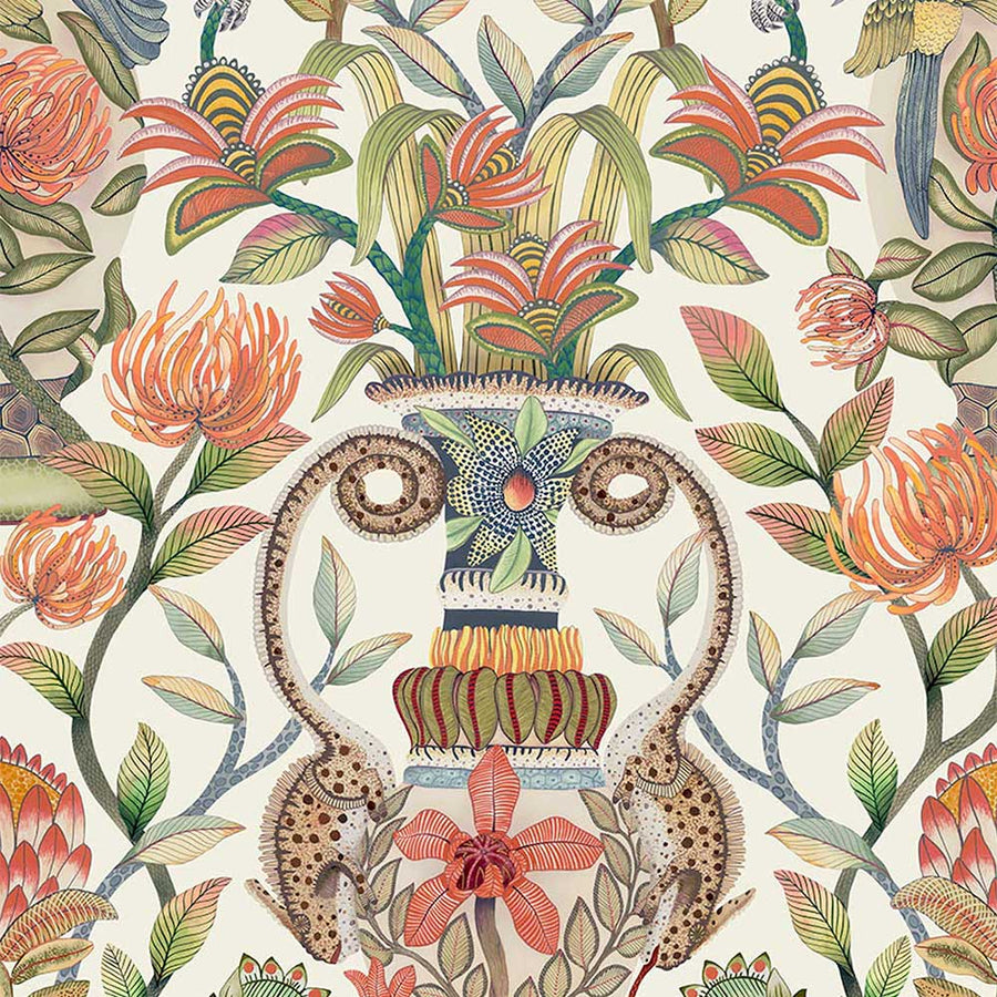 Protea Garden Silk Wallpaper by Cole & Son - 119/10045 | Modern 2 Interiors