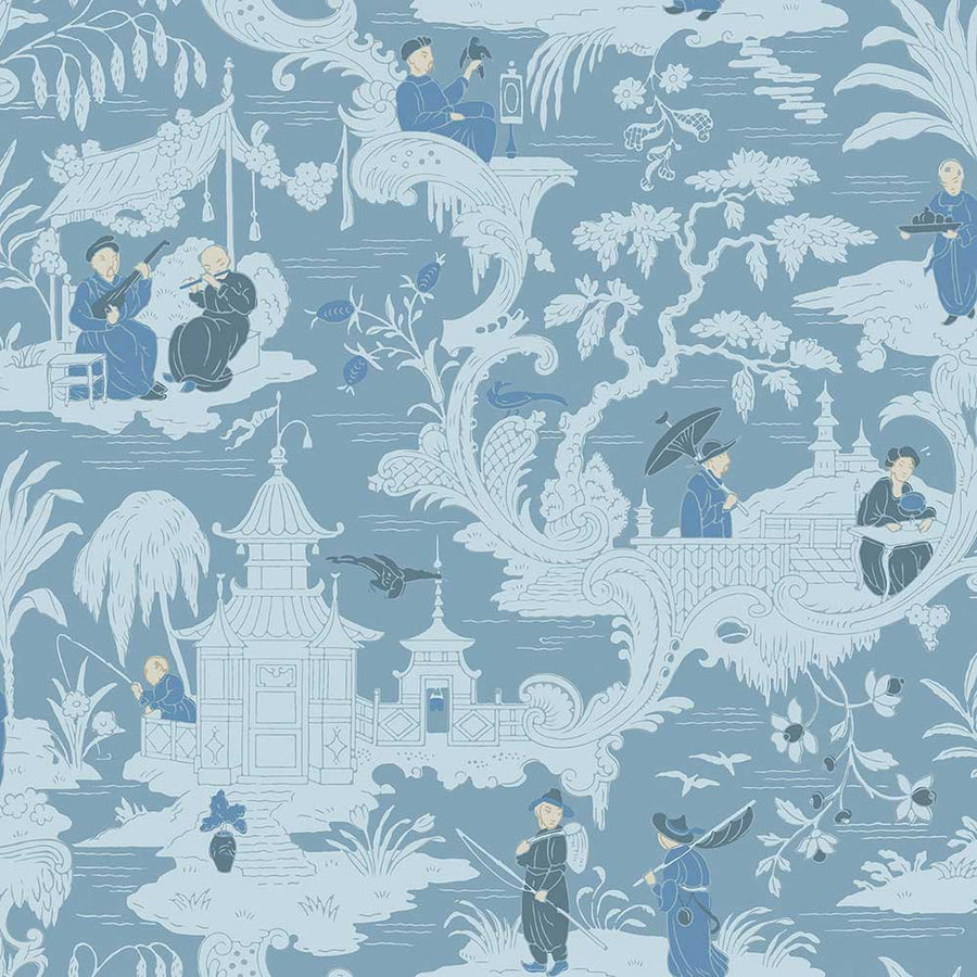 Chinese Toile Wallpaper by Cole & Son - 100/8038 | Modern 2 Interiors