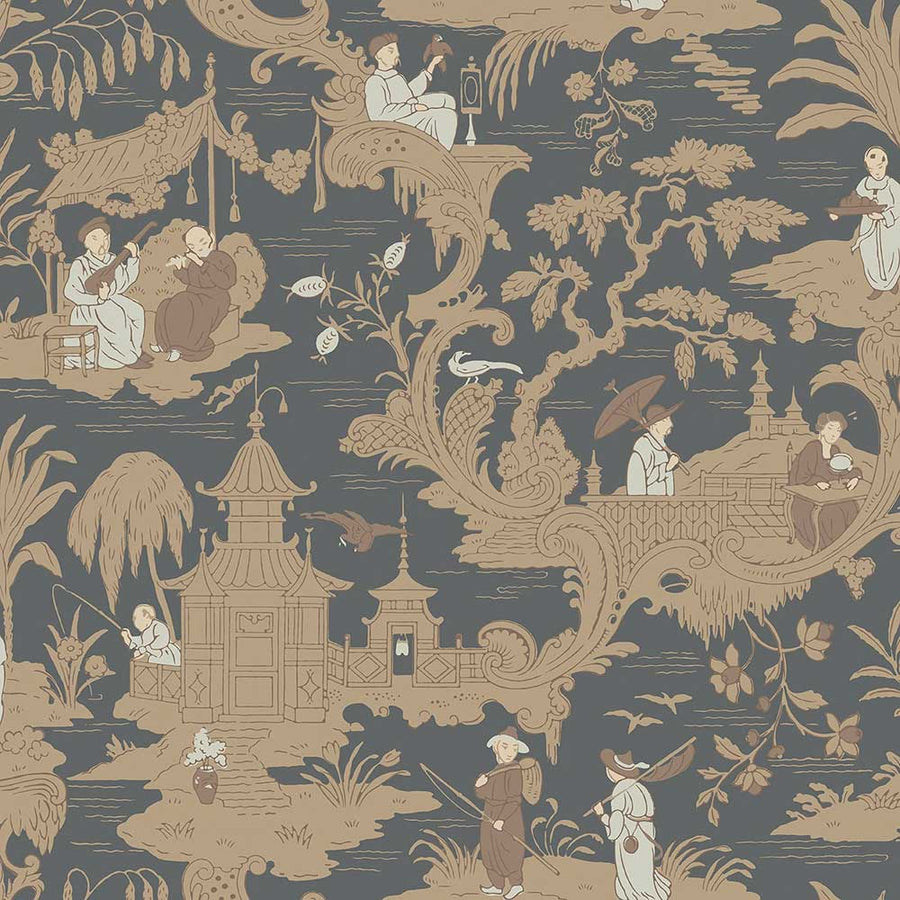 Chinese Toile Wallpaper by Cole & Son - 100/8040 | Modern 2 Interiors