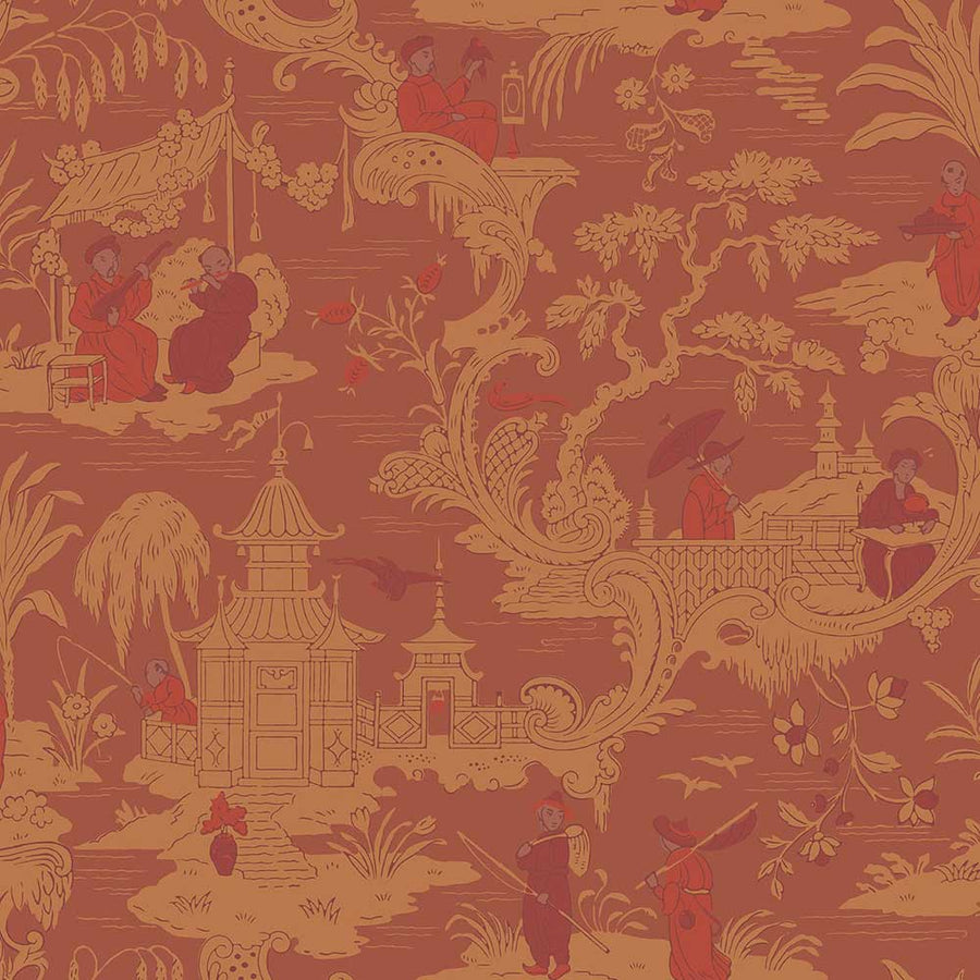 Chinese Toile Wallpaper by Cole & Son - 100/8041 | Modern 2 Interiors