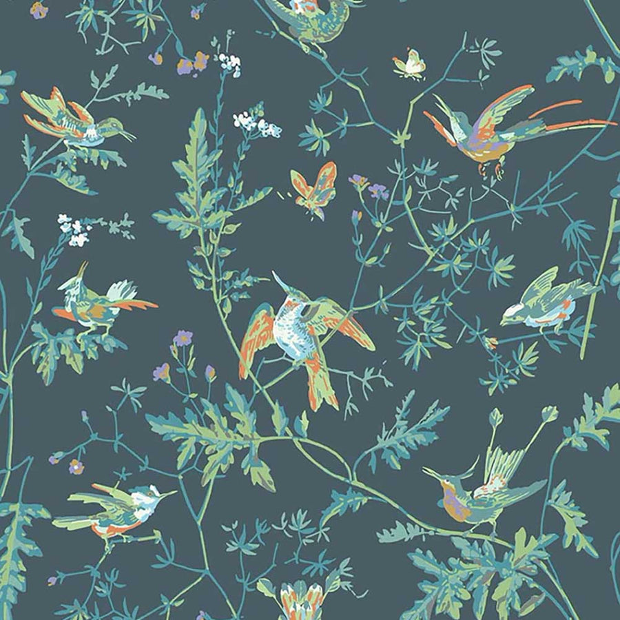 Hummingbirds Icon Wallpaper by Cole & Son - 112/4014 | Modern 2 Interiors