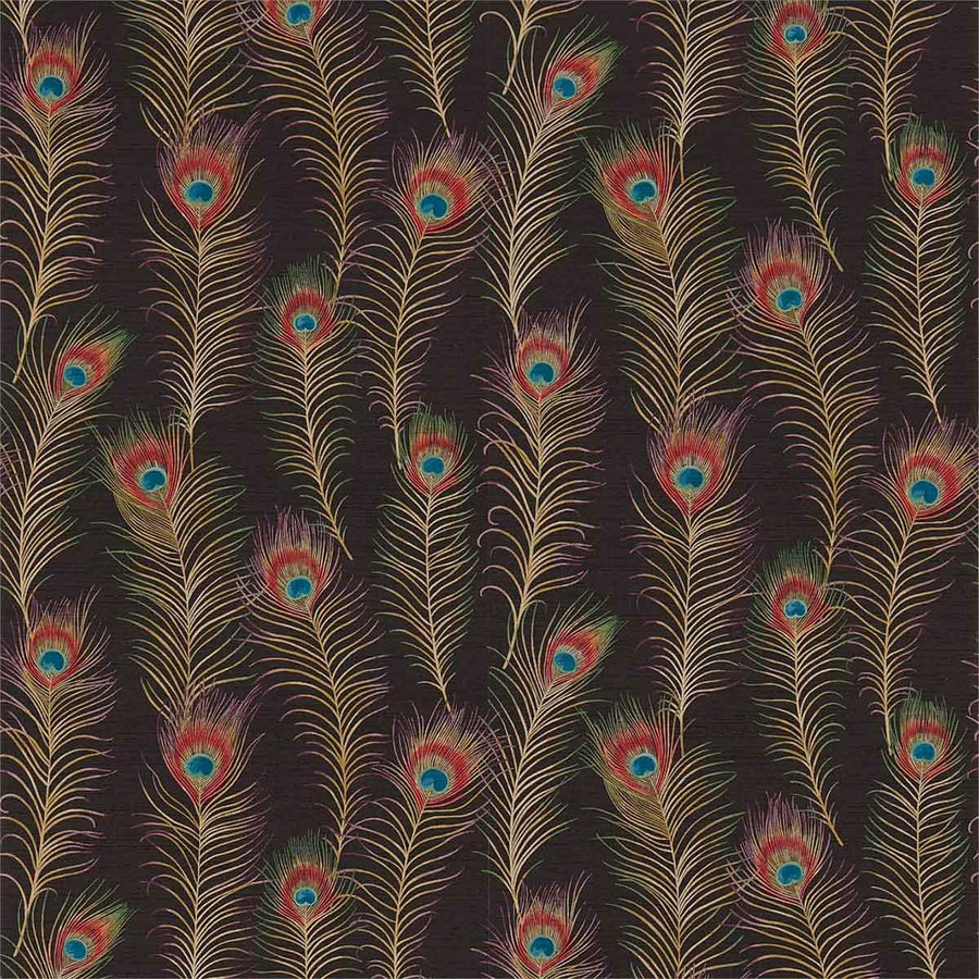 Themis Carbon & Purple Wallpaper by Sanderson - 213062 | Modern 2 Interiors