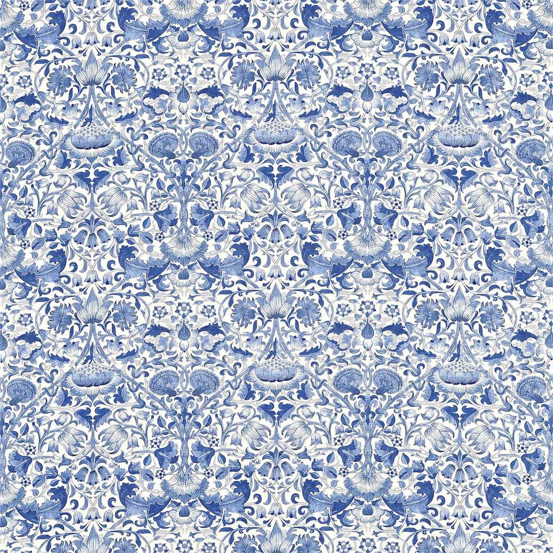 Lodden China Blue Fabric by Morris & Co - 222523 | Modern 2 Interiors