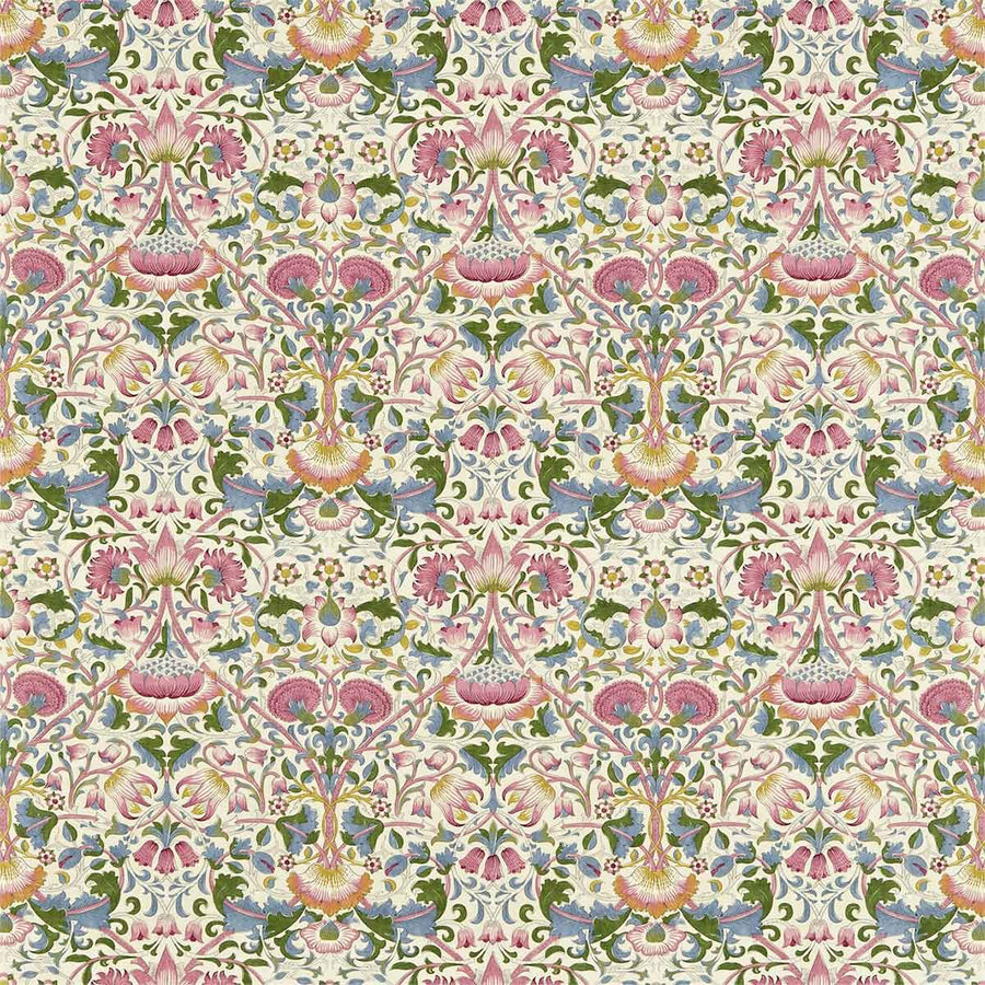 Lodden Blush & Woad Fabric by Morris & Co - 222525 | Modern 2 Interiors