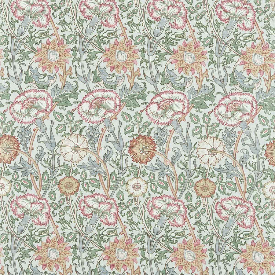 Pink & Rose Eggshell & Rose Fabric by Morris & Co - 222532 | Modern 2 Interiors