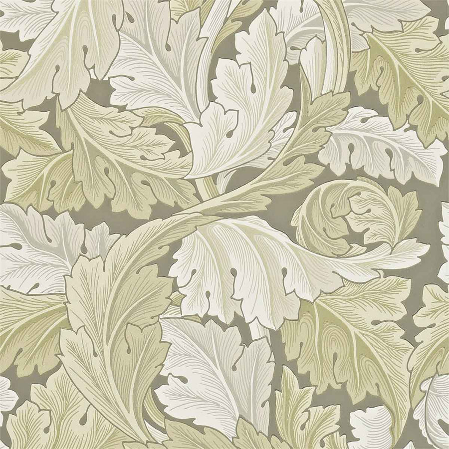 Morris And Co Acanthus Wallpaper - Stone - 212552 | Modern 2 Interiors
