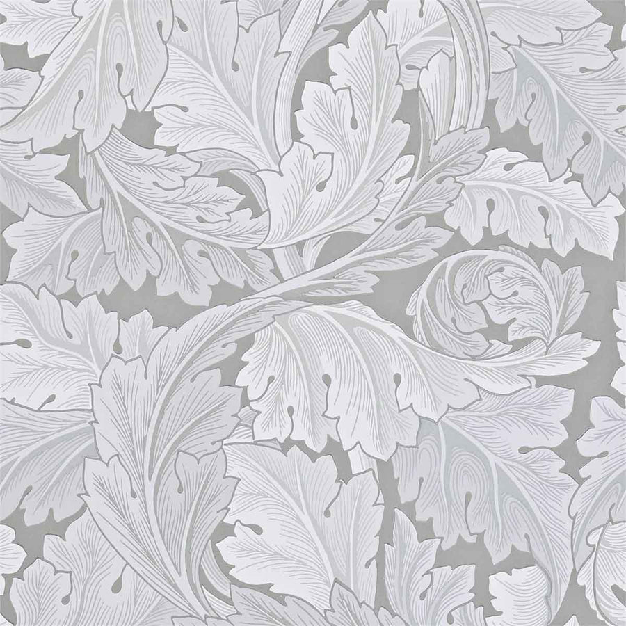 Morris And Co Acanthus Wallpaper - Marble - 212553 | Modern 2 Interiors