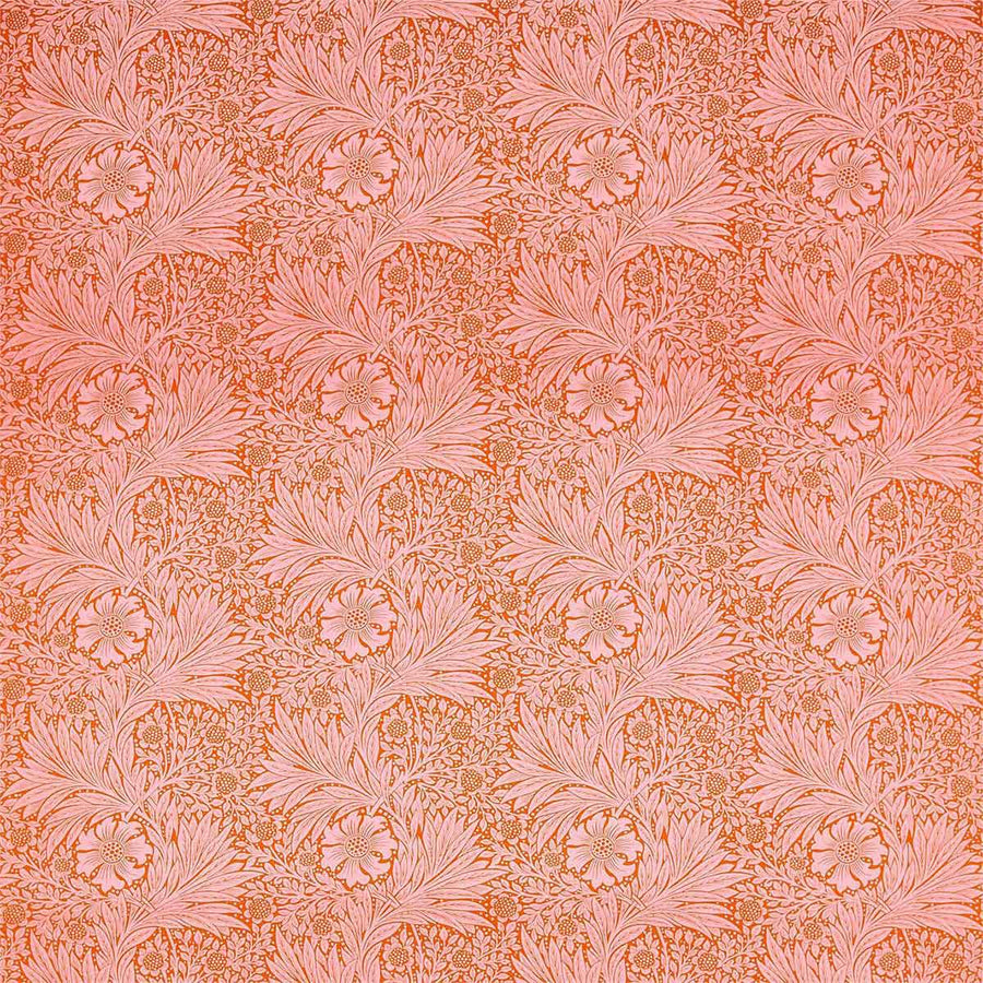Marigold Orange & Pink Fabric by Morris & Co - 226844 | Modern 2 Interiors