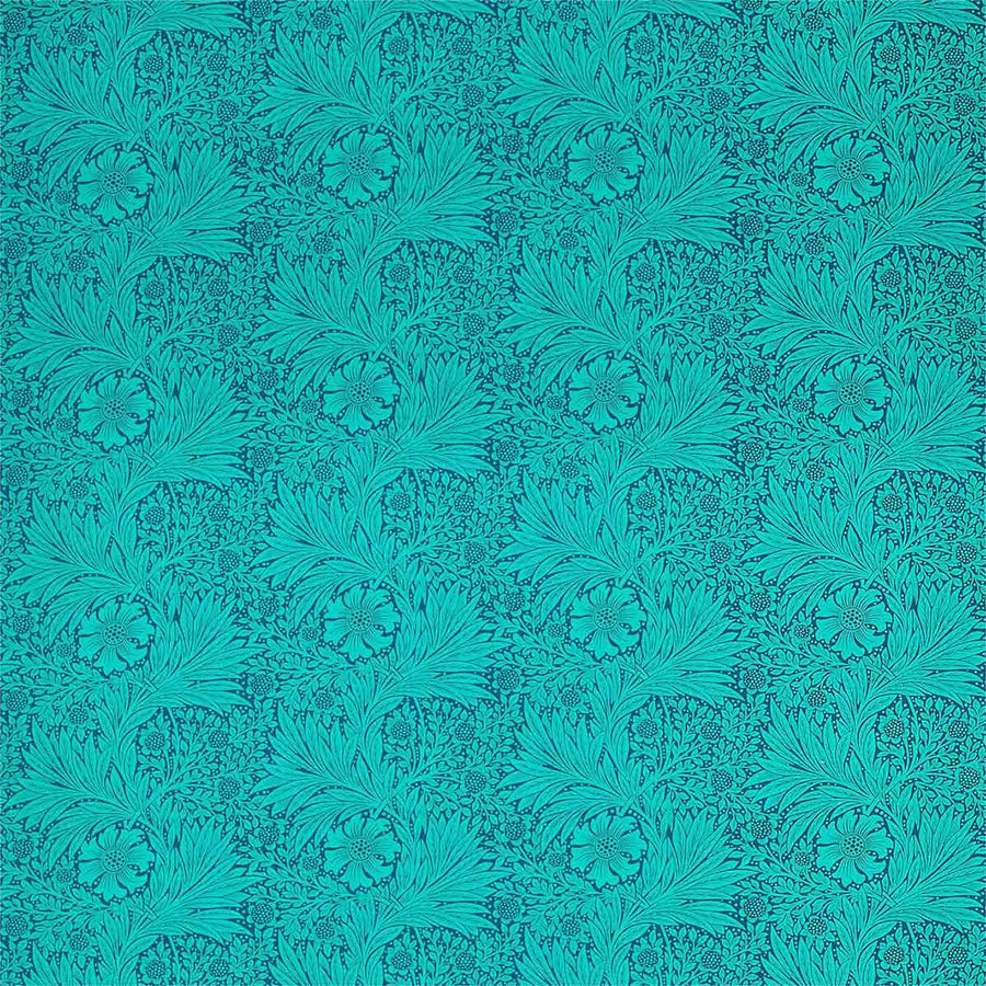 Marigold Navy & Turquoise Fabric by Morris & Co - 226846 | Modern 2 Interiors