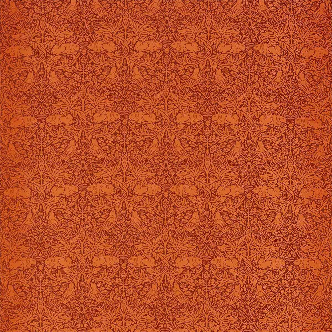 Brer Rabbit Burnt Orange Fabric by Morris & Co - 226849 | Modern 2 Interiors