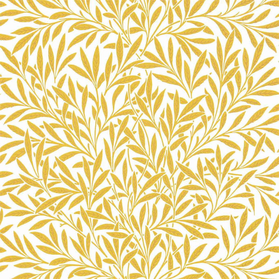 Morris And Co Willow Wallpaper - Yellow - 216963 | Modern 2 Interiors