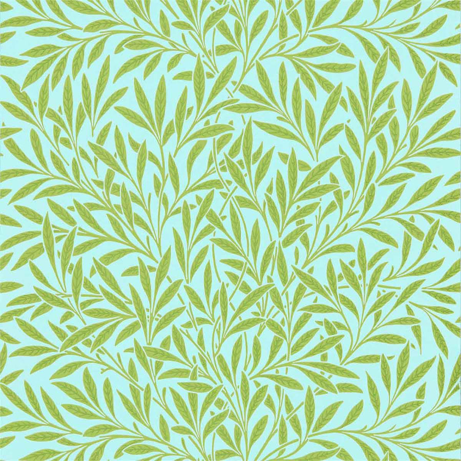 Morris And Co Willow Wallpaper - Sky & Leaf - 216964 | Modern 2 Interiors