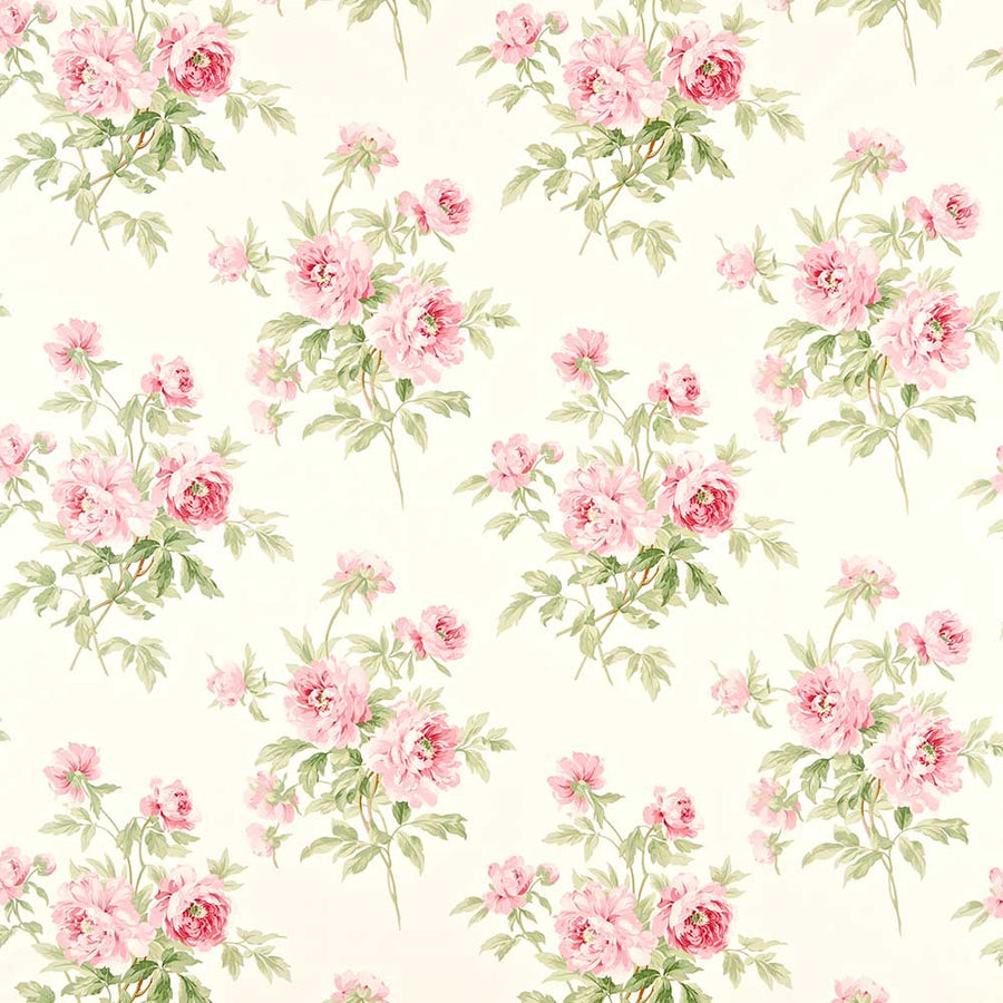 Adele Rose & Cream Fabric by Sanderson - DCAVAD201 | Modern 2 Interiors