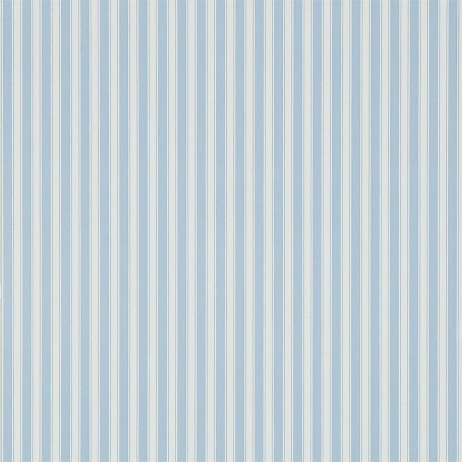 New Tiger Stripe Blue & Ivory Wallpaper by Sanderson - DCAVTP106 | Modern 2 Interiors